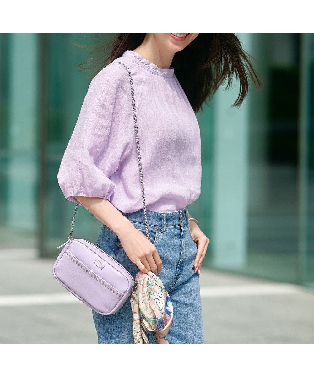 【23区/NIJYUSANKU】の【洗える】LIBECOリネン ボリュームスリーブ ブラウス 人気、トレンドファッション・服の通販 founy(ファニー) 　ファッション　Fashion　レディースファッション　Fashion for Women　トップス・カットソー　Cut & Sew Tops　シャツ・ブラウス・オフィスカジュアル　Elegant Blouses & Button-Ups　ボリューム袖・フリルスリーブブラウス　Voluminous & Ruffle Sleeves / Puffy Sleeve Tops　エアリー　Airy Texture　春　Spring　洗える　Machine Washable　スリーブ　Sleeve, Long Sleeve / Short Sleeve　トレンド　Trend, Trending Now　ラベンダー　Lavender　リネン　Linen, Linen Fabric　レース　Lace, Lace Fabric　ローズ　Rose, Rose Motif　S/S・春夏　SS, Spring/Summer, Warm Season　夏　Summer　2025年　2025　2025春夏・S/S　Spring/Summer 2025 SS25　 other-1|ID: prp329100004521650 ipo3291000000032021084