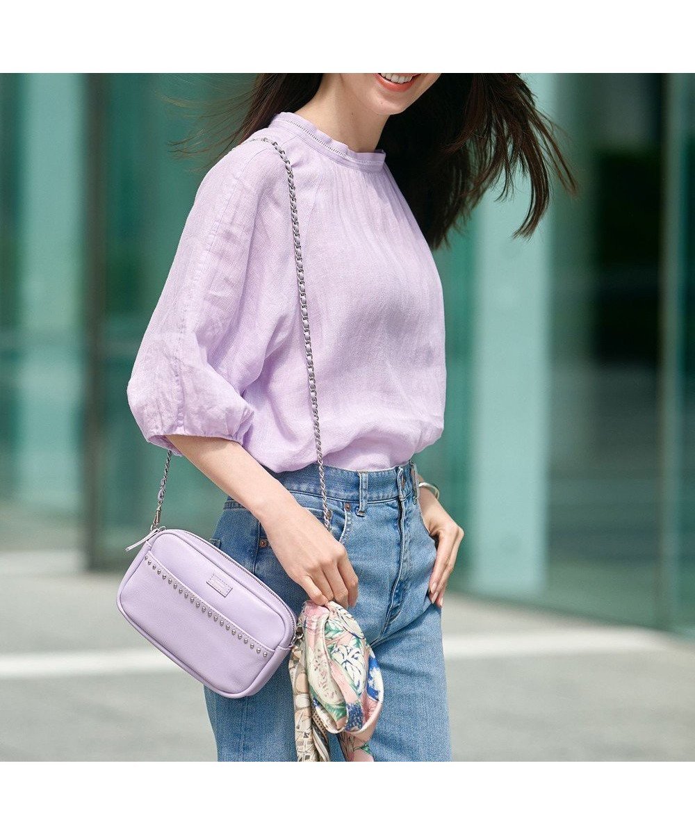 【23区/NIJYUSANKU】の【洗える】LIBECOリネン ボリュームスリーブ ブラウス 人気、トレンドファッション・服の通販 founy(ファニー) 　ファッション　Fashion　レディースファッション　Fashion for Women　トップス・カットソー　Cut & Sew Tops　シャツ・ブラウス・オフィスカジュアル　Elegant Blouses & Button-Ups　ボリューム袖・フリルスリーブブラウス　Voluminous & Ruffle Sleeves / Puffy Sleeve Tops　エアリー　Airy Texture　春　Spring　洗える　Machine Washable　スリーブ　Sleeve, Long Sleeve / Short Sleeve　トレンド　Trend, Trending Now　ラベンダー　Lavender　リネン　Linen, Linen Fabric　レース　Lace, Lace Fabric　ローズ　Rose, Rose Motif　S/S・春夏　SS, Spring/Summer, Warm Season　夏　Summer　2025年　2025　2025春夏・S/S　Spring/Summer 2025 SS25　 other-1|ID: prp329100004521650 ipo3291000000033483772