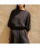 【23区/NIJYUSANKU】の【洗える】LIBECOリネン ボリュームスリーブ ブラウス ダークブラウン系|ID: prp329100004521650 ipo3291000000033690264