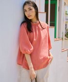 【23区/NIJYUSANKU】の【洗える】LIBECOリネン ボリュームスリーブ ブラウス オールドローズ系|ID: prp329100004521650 ipo3291000000036295372