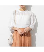 【23区/NIJYUSANKU】の【洗える】LIBECOリネン ボリュームスリーブ ブラウス ホワイト系|ID: prp329100004521650 ipo3291000000036295373