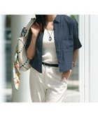 【23区/NIJYUSANKU】の【Oggi7月号掲載/洗える】LIBECOリネン クロップド デザイン シャツ ダークグリーン系|ID: prp329100004521651 ipo3291000000033475042