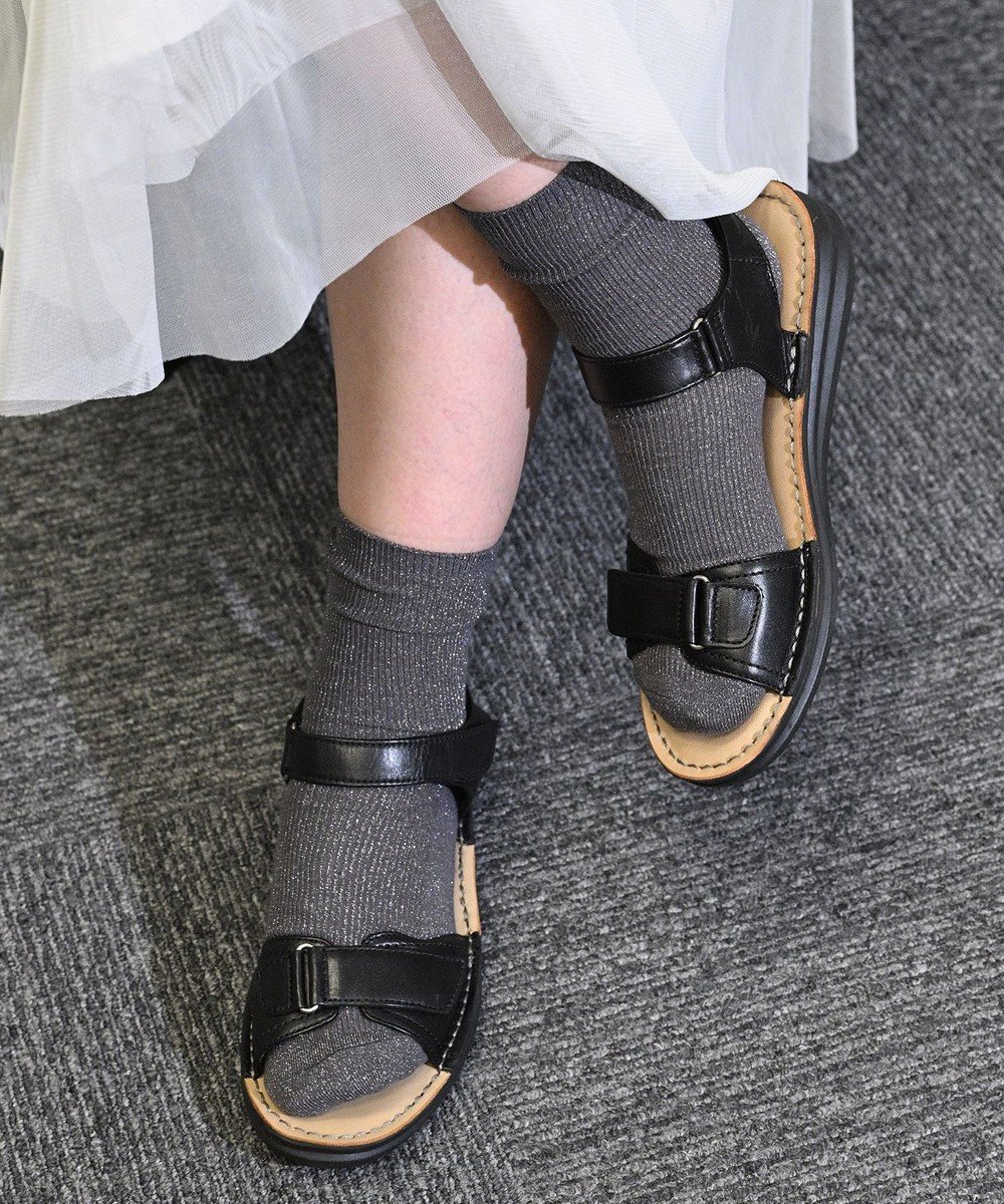【ポインター/Pointer】の本革 甲幅調整 超軽量マジックテープ付きサンダル インテリア・キッズ・メンズ・レディースファッション・服の通販 founy(ファニー) ファッション Fashion レディースファッション Fashion for Women インソール Shoe Insole 春 Spring クッション Cushion, Throw Pillow 軽量 Lightweight, Ultra Light サンダル Sandals, Summer Shoes ストラップサンダル Strappy Sandals, Strap Sandals フィット Fit, Slim Fit S/S・春夏 SS, Spring/Summer, Warm Season 夏 Summer ブラック|ID: prp329100004521675 ipo3291000000033583113