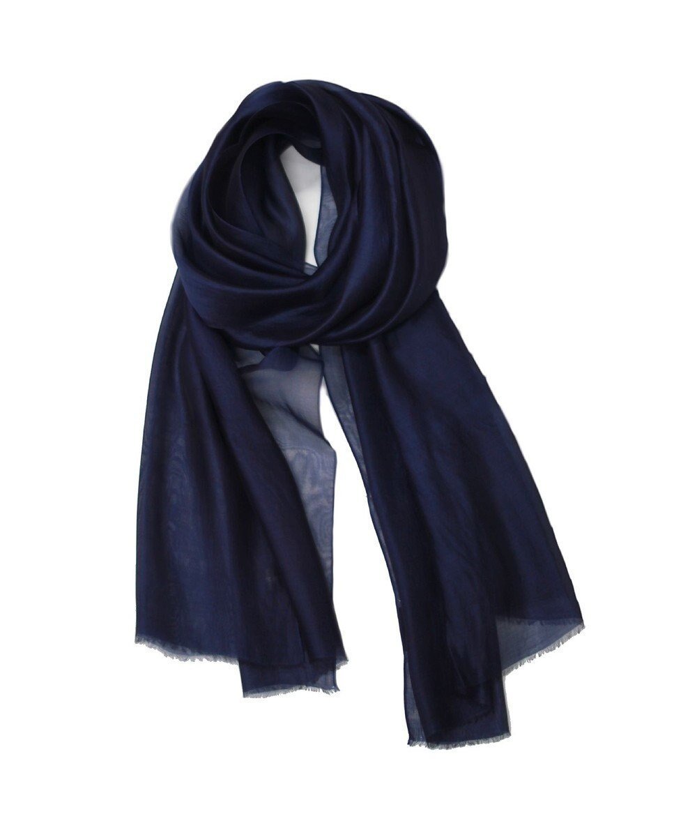 【オルクベット/ORuKuBET】の【オンワード・クローゼット限定】SILK STOLE インテリア・キッズ・メンズ・レディースファッション・服の通販 founy(ファニー) 　ファッション　Fashion　レディースファッション　WOMEN　インド　India　ショール　Shawl　シルク　Silk　ストール　Stall　レース　Race　エレガント 上品　Elegant　夏　Summer　春　Spring　S/S・春夏　Ss・Spring/Summer　ネイビー|ID: prp329100004521679 ipo3291000000031980455