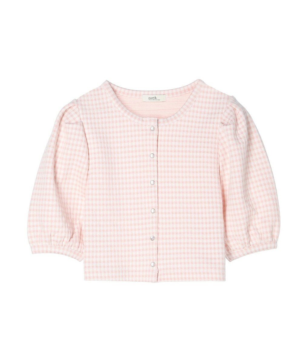 【アースミュージックアンドエコロジー/earth music&ecology】のカットジャガードカーディガン インテリア・キッズ・メンズ・レディースファッション・服の通販 founy(ファニー) ファッション Fashion レディースファッション Fashion for Women トップス・カットソー Cut & Sew Tops カーディガン・羽織り Layered Style Cardigans カットジャガード Cut Jacquard カーディガン Cardigan, Knitwear ショート Short, Short Length チェック Check, Plaid, Tartan ポケット Pocket, Pocket Detail 夏 Summer 春 Spring S/S・春夏 SS, Spring/Summer, Warm Season Pink|ID: prp329100004521848 ipo3291000000034252037