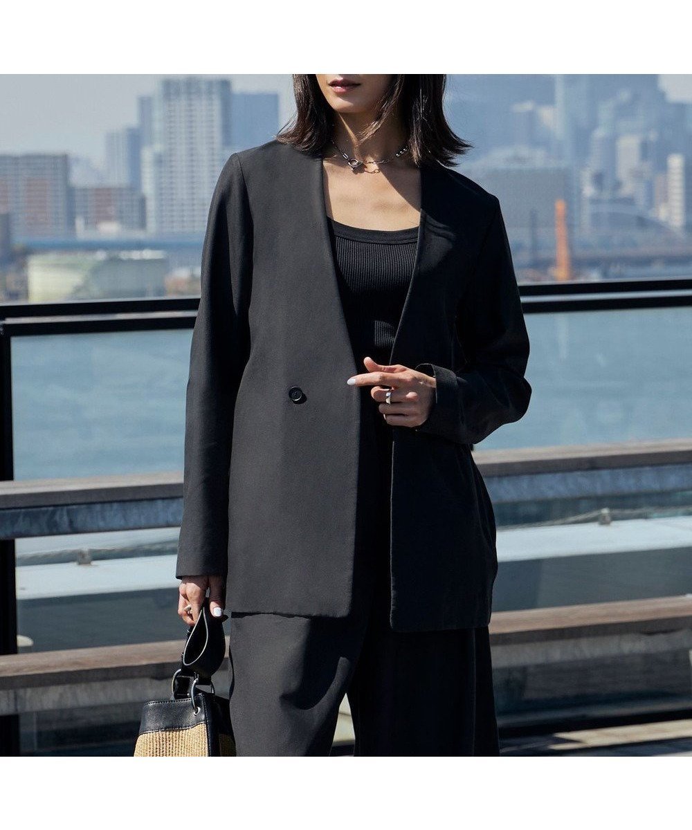 【アイシービー/iCB】の【洗える】 UnleashLite ノーカラージャケット 人気、トレンドファッション・服の通販 founy(ファニー) 　ファッション　Fashion　レディースファッション　Fashion for Women　アウター　Coat / Outerwear Collection　レディースジャケット・軽アウター　Jackets　ノーカラージャケット / シンプル上品コーデ　Collarless Jackets　春　Spring　洗える　Machine Washable　ジャケット　Jacket, Outerwear　セットアップ　Set-Up, Coordinated Outfit　リネン　Linen, Linen Fabric　リラックス　Relax, Relaxed Fit　S/S・春夏　SS, Spring/Summer, Warm Season　おすすめ　Recommended / Our Picks　夏　Summer　2023春夏・S/S　Spring/Summer 2023 SS23　2023年　2023　 other-1|ID: prp329100004521981 ipo3291000000032650601