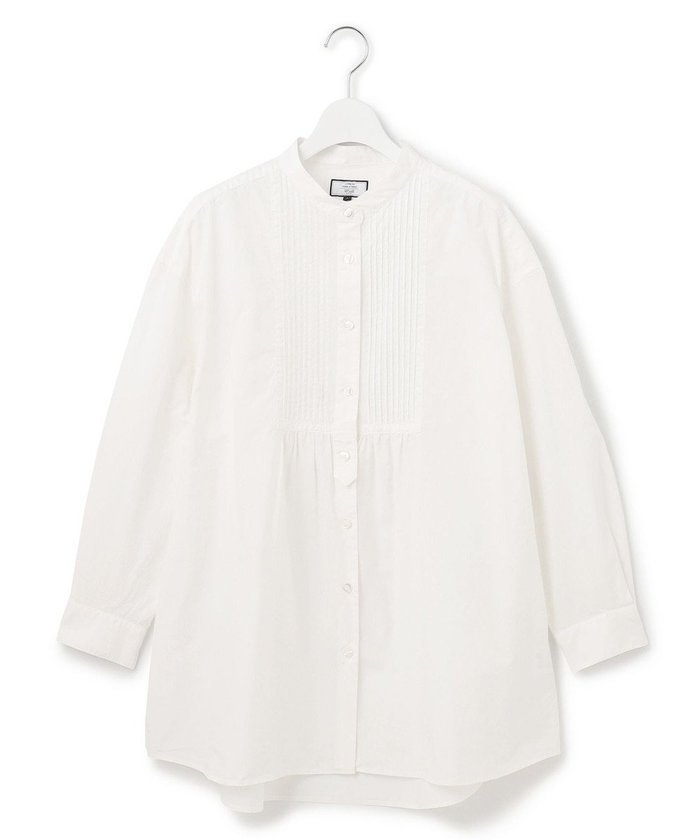 【ジェイプレスヨークストリート/J.PRESS YORK STREET】の【WOMEN】コットンタイプライター バンドカラーブラウス インテリア・キッズ・メンズ・レディースファッション・服の通販 founy(ファニー) https://founy.com/ ファッション Fashion レディースファッション WOMEN トップス・カットソー Tops/Tshirt シャツ/ブラウス Shirts/Blouses 春 Spring カフス Cuffs ストライプ Stripe タイプライター Typewriter チュニック Tunic バランス Balance S/S・春夏 Ss・Spring/Summer 夏 Summer |ID: prp329100004521991 ipo3291000000031984006