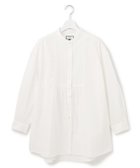 【ジェイプレスヨークストリート/J.PRESS YORK STREET】の【WOMEN】コットンタイプライター バンドカラーブラウス ホワイト系|ID: prp329100004521991 ipo3291000000031984007