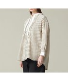 【ジェイプレスヨークストリート/J.PRESS YORK STREET】の【WOMEN】コットンタイプライター バンドカラーブラウス ブラック系1|ID: prp329100004521991 ipo3291000000031984014