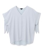 【ジョゼフ/JOSEPH】の【洗える】コンビネーション ジャージ Vネックカットソー Dusty Blue|ID: prp329100004521997 ipo3291000000031984058