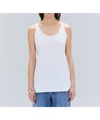 【ベイジ,/BEIGE,】の【洗える】BROIS / コットンシャツテールタンクトップ White|ID: prp329100004522020 ipo3291000000031984323