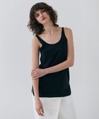 【ベイジ,/BEIGE,】の【洗える】BROIS / コットンシャツテールタンクトップ Black|ID: prp329100004522020 ipo3291000000031984324