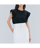 【ベイジ,/BEIGE,】の【洗える】SCALA / コットンリネンボリュームスリーブトップス Black|ID: prp329100004522023 ipo3291000000031984346