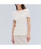 【ベイジ,/BEIGE,】の【洗える】BRERA / オフショルダーストレッチリブニット Ecru|ID: prp329100004522030 ipo3291000000031984384