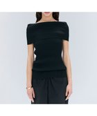 【ベイジ,/BEIGE,】の【洗える】BRERA / オフショルダーストレッチリブニット Black|ID: prp329100004522030 ipo3291000000031984386