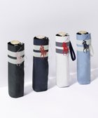 【ムーンバット/MOONBAT】のPOLO RALPH LAUREN(ポロ ラルフローレン) 晴雨兼用日傘 ボーダー 遮光率100% 遮熱 UV 晴雨兼用 ブラック|ID: prp329100004522040 ipo3291000000033488654