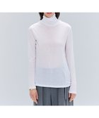 【ベイジ,/BEIGE,】の【洗える】SORE / シアーコットンハイネックカットソー White|ID: prp329100004522278 ipo3291000000033685894