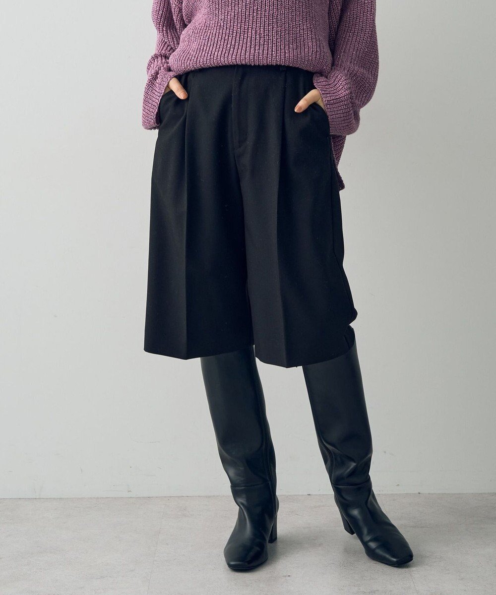 【イェッカ ヴェッカ/YECCA VECCA】のハーフパンツ インテリア・キッズ・メンズ・レディースファッション・服の通販 founy(ファニー) 　ファッション　Fashion　レディースファッション　WOMEN　パンツ　Pants　ハーフ / ショートパンツ　Short Pants　ストレッチ　Stretch　センター　Center　トレンド　Trend　ハーフ　Half　ポケット　Pocket　ワイド　Wide　A/W・秋冬　Aw・Autumn/Winter・Fw・Fall-Winter　Black|ID: prp329100004522279 ipo3291000000031987687
