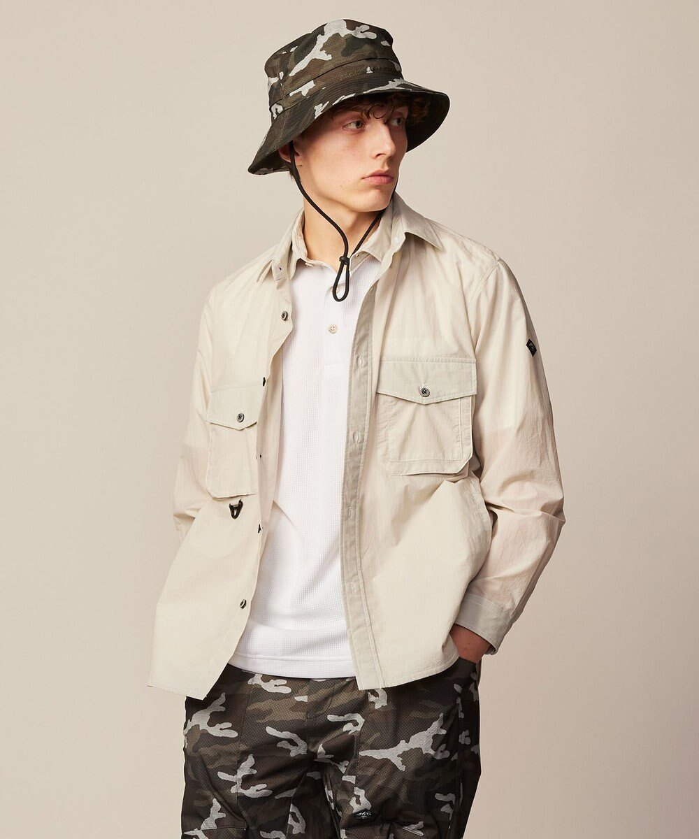 【ジョセフ アブード マウンテン/JOSEPH ABBOUD MOUNTAIN】の【軽量/ECO撥水/ストレッチ/男女兼用】ライトワッシャー アウトドアシャツ 人気、トレンドファッション・服の通販 founy(ファニー) 　ファッション　Fashion　レディースファッション　WOMEN　トップス・カットソー　Tops/Tshirt　シャツ/ブラウス　Shirts/Blouses　アウトドア　Outdoor　春　Spring　軽量　Lightweight　サングラス　Sunglasses　ストレッチ　Stretch　フロント　Front　ポケット　Pocket　羽織　Haori　メッシュ　Mesh　ヨーク　Yoke　ループ　Loop　S/S・春夏　Ss・Spring/Summer　夏　Summer　 other-1|ID: prp329100004522300 ipo3291000000031987949