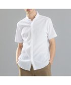 【ジョゼフ オム/JOSEPH HOMME / MEN】のトライジャガードストレッチ ウイングカラー半袖シャツ ホワイト系|ID: prp329100004522309 ipo3291000000031988044