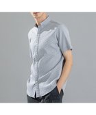 【ジョゼフ オム/JOSEPH HOMME / MEN】のトライジャガードストレッチ ウイングカラー半袖シャツ ライトグレー系|ID: prp329100004522309 ipo3291000000031988045