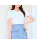 【フェルゥ/Feroux】の【先行予約・洗える・汗ジミが目立たない】ラッフル襟Tシャツ ホワイト系|ID: prp329100004522344 ipo3291000000031988726