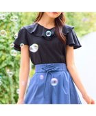 【フェルゥ/Feroux】の【先行予約・洗える・汗ジミが目立たない】ラッフル襟Tシャツ ブラック系|ID: prp329100004522344 ipo3291000000031988727