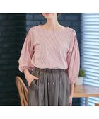 【自由区/JIYU-KU】の【XSサイズ~/洗える】ストレッチシャーティング ブラウス ピンク系1|ID: prp329100004522354 ipo3291000000031988931
