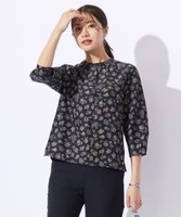 【ジェイ プレス/J.PRESS】の【洗える】ラインフラワープリント ブラウス 人気、トレンドファッション・服の通販 founy(ファニー) ファッション Fashion レディースファッション WOMEN トップス・カットソー Tops/Tshirt シャツ/ブラウス Shirts/Blouses 花柄・フラワープリント・モチーフ Flower Patterns エレガント 上品 Elegant 洗える Washable ギャザー Gather スリット Slit トレンド Trend フェミニン Feminine フラワー Flower プリント Print メタル Metal ワイド Wide A/W・秋冬 Aw・Autumn/Winter・Fw・Fall-Winter おすすめ Recommend |ID:prp329100004522362