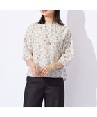 【ジェイ プレス/J.PRESS】の【洗える】ラインフラワープリント ブラウス アイボリー系|ID: prp329100004522362 ipo3291000000034640004