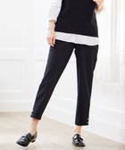 【ジェイ プレス/J.PRESS】の【洗える】コンジュンク トリコットツイル パンツ ブラック系|ID: prp329100004522365 ipo3291000000031989131