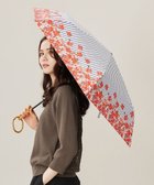 【自由区/JIYU-KU】の【UVカット・晴雨兼用】オルタンシアプリント 折りたたみ傘 オレンジ|ID: prp329100004522366 ipo3291000000031989145