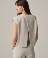 【アンクレイヴ/uncrave】の【撥水・洗濯機洗い可】プルーフダブルクロス バックオープンブラウス(uncrave WHITE) 人気、トレンドファッション・服の通販 founy(ファニー) ファッション Fashion レディースファッション WOMEN トップス・カットソー Tops/Tshirt シャツ/ブラウス Shirts/Blouses インナー Inner 春 Spring キャミソール Camisole シンプル Simple ストレッチ Stretch スリーブ Sleeve セットアップ Set Up 雑誌 Magazine ダブル Double フォーマル Formal フレンチ French フロント Front ブルゾン Blouson ワイド Wide S/S・春夏 Ss・Spring/Summer おすすめ Recommend 夏 Summer エレガント 上品 Elegant |ID:prp329100004522379