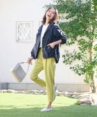 【エニィファム/any FAM】の【UVケア/接触冷感/ウエストゴム】イージケア美脚パンツ テーパード ライム|ID: prp329100004522600 ipo3291000000031991124