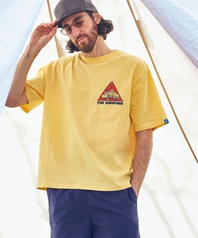 【シェアパーク/SHARE PARK / MEN】の【UNISEX】UVカット アートコラボTシャツ〈CAMP〉 人気、トレンドファッション・服の通販 founy(ファニー) ファッション Fashion レディースファッション WOMEN トップス・カットソー Tops/Tshirt シャツ/ブラウス Shirts/Blouses ロング / Tシャツ T-Shirts カットソー Cut and Sewn 春 Spring カットソー Cut And Sew コラボ Collaboration 吸水 Water Absorption 人気 Popularity フランス France プリント Print ユニセックス Unisex リラックス Relax ワンポイント One Point ワーク Work S/S・春夏 Ss・Spring/Summer 再入荷 Restock/Back In Stock/Re Arrival 夏 Summer |ID:prp329100004522617