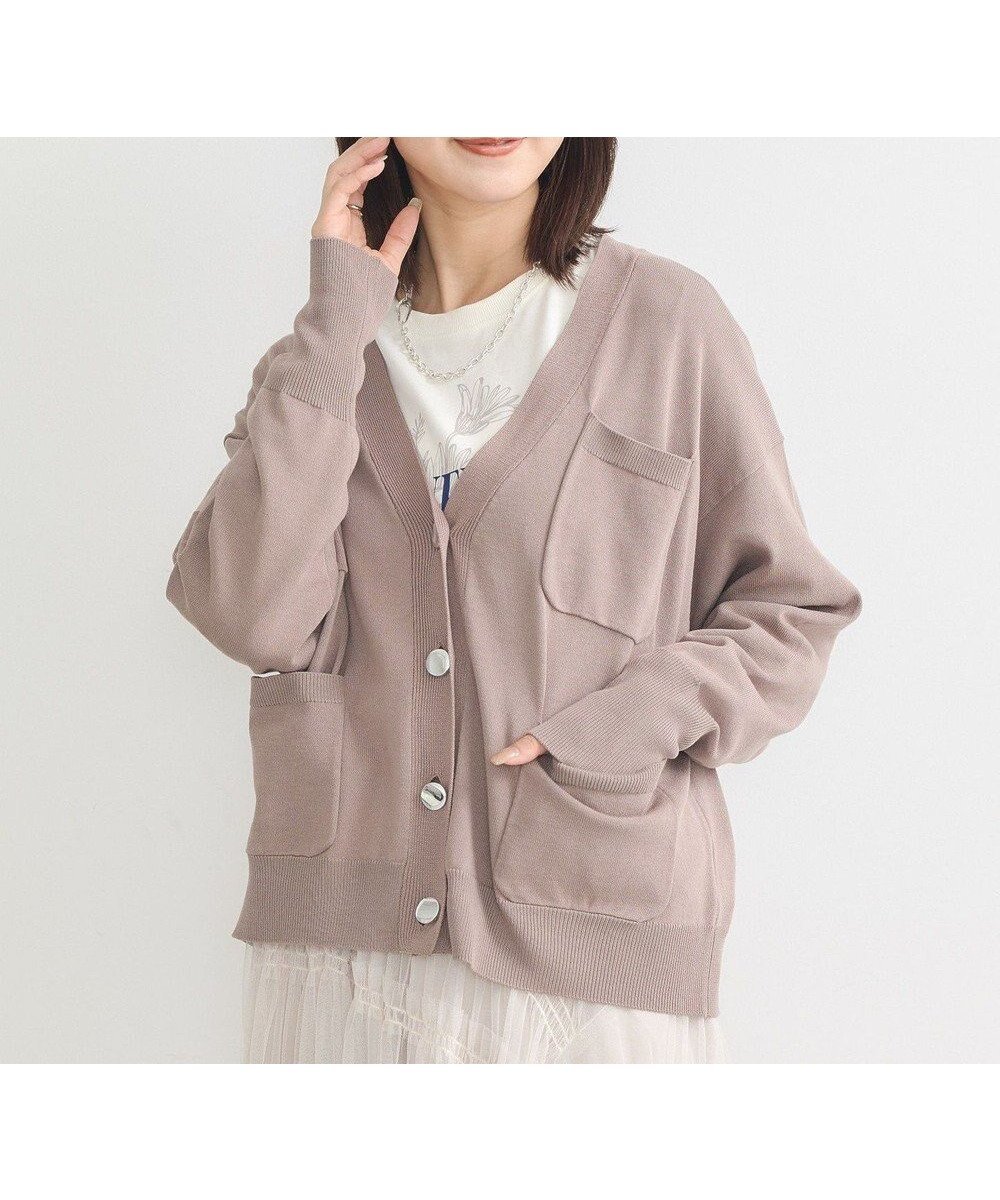 【アースミュージックアンドエコロジー/earth music&ecology】のメニーポケットカーディガン 人気、トレンドファッション・服の通販 founy(ファニー) 　ファッション　Fashion　レディースファッション　WOMEN　トップス・カットソー　Tops/Tshirt　カーディガン　Cardigans　エレガント 上品　Elegant　カーディガン　Cardigan　フロント　Front　ポケット　Pocket　メタル　Metal　A/W・秋冬　Aw・Autumn/Winter・Fw・Fall-Winter　 other-1|ID: prp329100004522620 ipo3291000000031991352