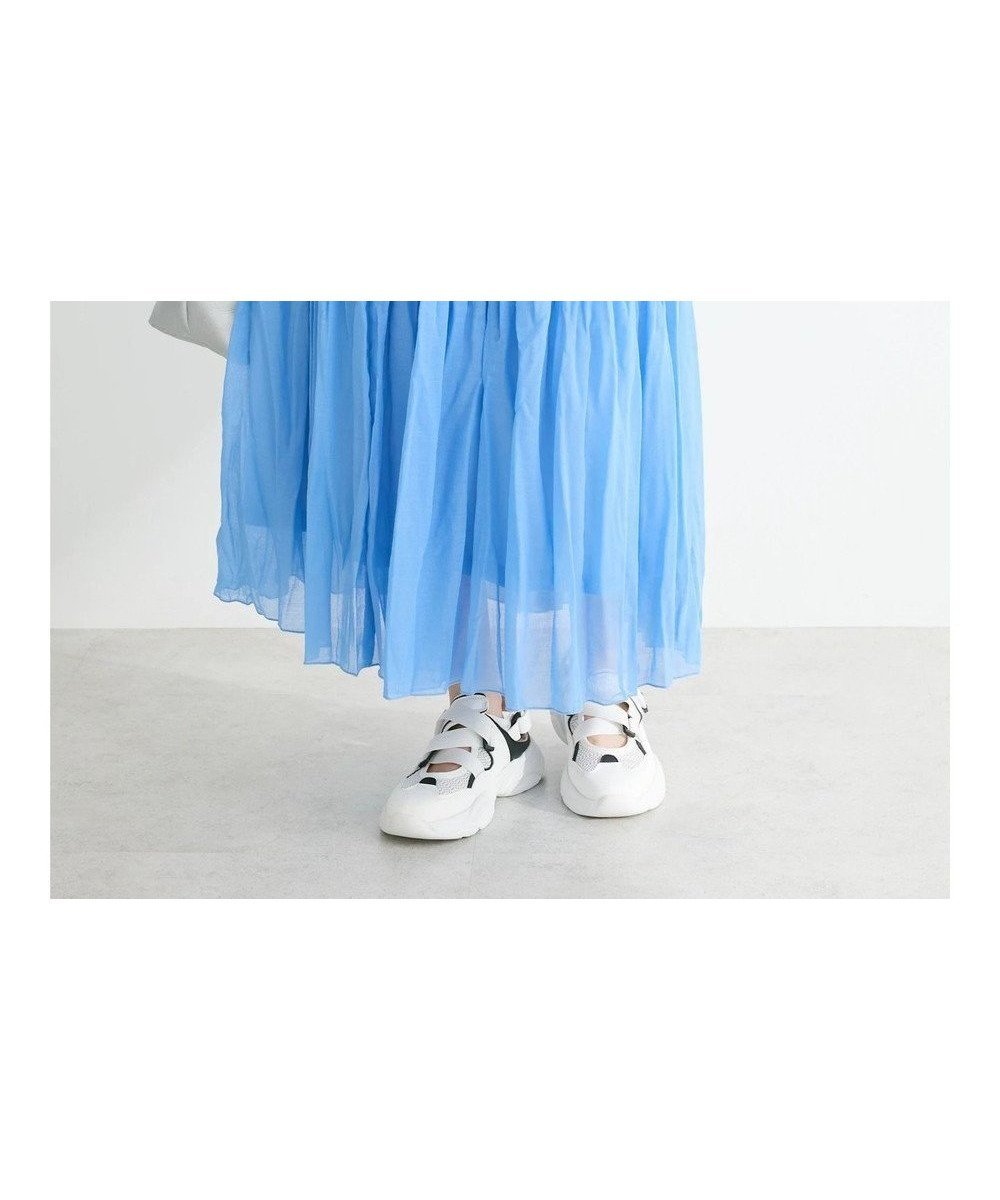 【グリーンパークス/Green Parks】のシアープリーツボリュームスカート インテリア・キッズ・メンズ・レディースファッション・服の通販 founy(ファニー) 　ファッション　Fashion　レディースファッション　WOMEN　スカート　Skirt　おすすめ　Recommend　ギャザー　Gather　シアー　Sheer　シンプル　Simple　チェック　Check　プリーツ　Pleats　ポケット　Pocket　リラックス　Relax　無地　Plain Color　A/W・秋冬　Aw・Autumn/Winter・Fw・Fall-Winter　Blue|ID: prp329100004522649 ipo3291000000031991674