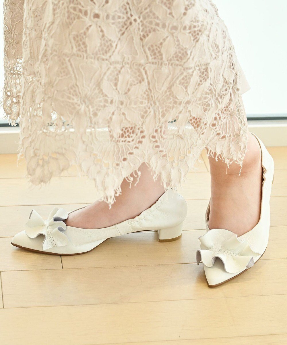 【ヌーベルローブオウ/nouvelleRobe Ou】の新色追加【本革・高反発】Ruffles ポインテッドトゥ ヒールパンプス 人気、トレンドファッション・服の通販 founy(ファニー) ファッション Fashion レディースファッション Fashion for Women クッション Cushion, Throw Pillow 抗菌 Antibacterial, Bacteria-Resistant シューズ Shoes, Footwear ドット Polka Dot, Dot Pattern ファブリック Fabric, Textile フィット Fit, Slim Fit おすすめ Recommended / Our Picks エレガント 上品 Elegant other-1|ID: prp329100004522661 ipo3291000000033656800