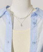 【アメリカンホリック/AMERICAN HOLIC】の2連チェーン×ワントップネックレス Silver|ID: prp329100004522686 ipo3291000000031991997