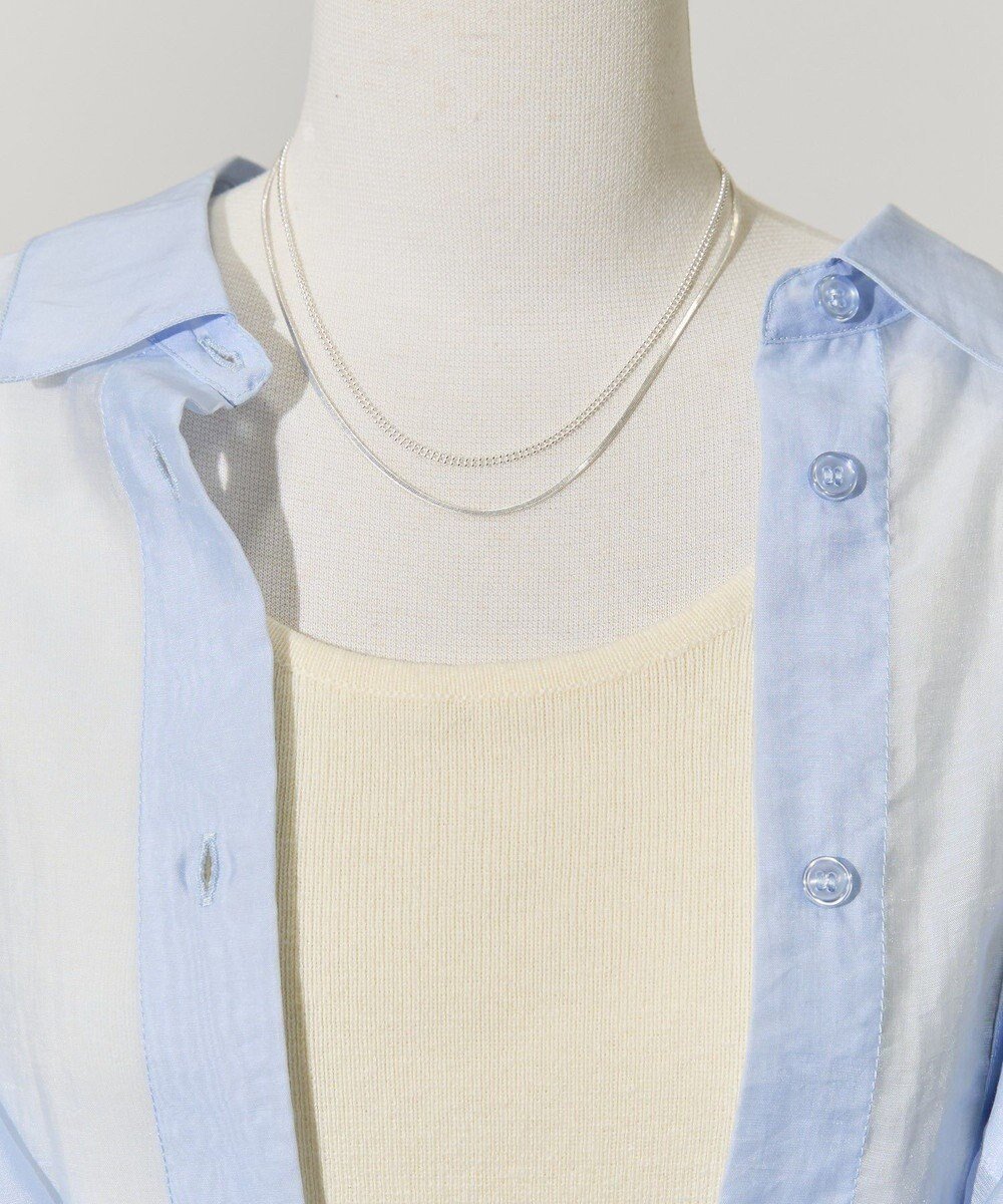 【アメリカンホリック/AMERICAN HOLIC】の2連ワイドチェーンネックレス 人気、トレンドファッション・服の通販 founy(ファニー) 　ファッション　Fashion　レディースファッション　WOMEN　ジュエリー　Jewelry　ネックレス　Necklaces　NEW・新作・新着・新入荷　New Arrivals　おすすめ　Recommend　アクセサリー　Accessories　チェーン　Chain　デコルテ　Decolletage　ネックレス　Necklace　リュクス　Luxe　 other-1|ID: prp329100004522687 ipo3291000000031992004