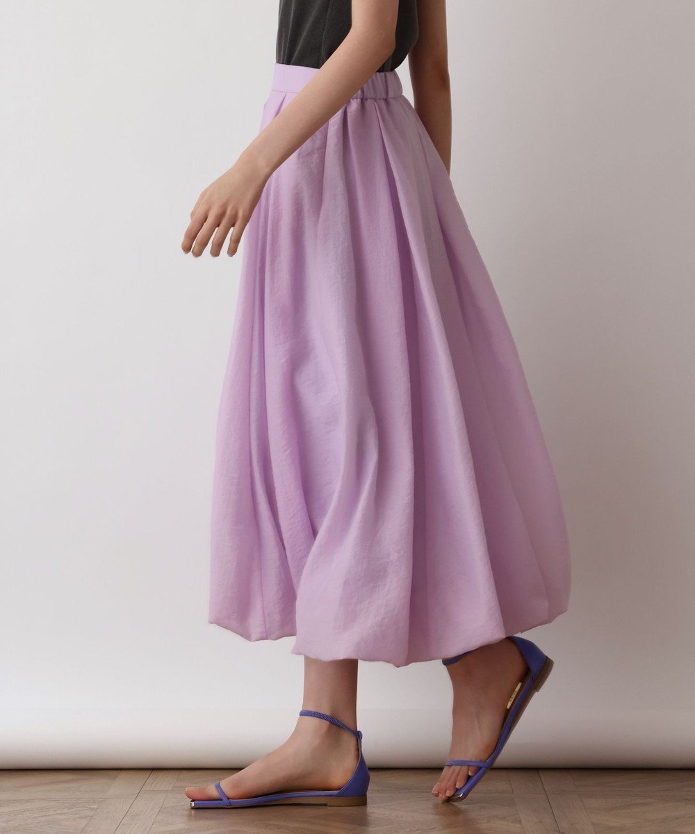 【グレース コンチネンタル/GRACE CONTINENTAL】のバルーンシアースカート インテリア・キッズ・メンズ・レディースファッション・服の通販 founy(ファニー) 　ファッション　Fashion　レディースファッション　Fashion for Women　スカート　Skirts　イエロー　Yellow　シンプル　Simple, Minimal　バルーン　Balloon, Balloon Silhouette　パープル　Purple, Violet　フレア　Flare, Flared　ワッシャー　Washer, Crinkled Finish　夏　Summer　春　Spring　S/S・春夏　SS, Spring/Summer, Warm Season　ラベンダー|ID: prp329100004522696 ipo3291000000032736254