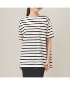 【自由区/JIYU-KU】の【洗える】ボーダーワイドBIG Tシャツ オフ×ブラック|ID: prp329100004522720 ipo3291000000031992267