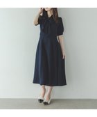 【トッカ/TOCCA】の【WEB限定・洗える】RIBBON ROSETTE HALF ドレス ネイビー系|ID: prp329100004522741 ipo3291000000031992428