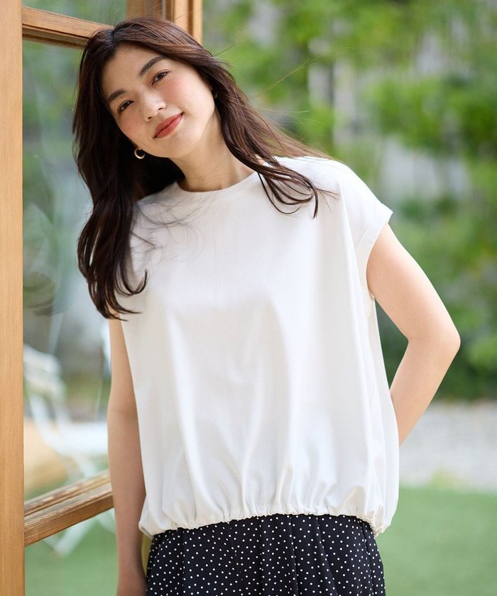 【エニィファム/any FAM】の【洗濯機可/UVケア】シルケットスムースドロストTシャツ インテリア・キッズ・メンズ・レディースファッション・服の通販 founy(ファニー) https://founy.com/ ファッション Fashion レディースファッション WOMEN トップス・カットソー Tops/Tshirt シャツ/ブラウス Shirts/Blouses ロング / Tシャツ T-Shirts カットソー Cut and Sewn NEW・新作・新着・新入荷 New Arrivals おすすめ Recommend カットソー Cut And Sew カーゴパンツ Cargo Pants コンパクト Compact デニム Denim トレンド Trend バランス Balance 夏 Summer 春 Spring S/S・春夏 Ss・Spring/Summer |ID: prp329100004522749 ipo3291000000031992454