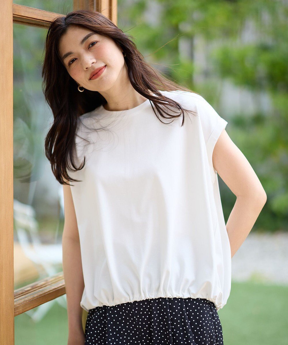 【エニィファム/any FAM】の【洗濯機可/UVケア】シルケットスムースドロストTシャツ 人気、トレンドファッション・服の通販 founy(ファニー) 　ファッション　Fashion　レディースファッション　WOMEN　トップス・カットソー　Tops/Tshirt　シャツ/ブラウス　Shirts/Blouses　ロング / Tシャツ　T-Shirts　カットソー　Cut and Sewn　NEW・新作・新着・新入荷　New Arrivals　おすすめ　Recommend　カットソー　Cut And Sew　カーゴパンツ　Cargo Pants　コンパクト　Compact　デニム　Denim　トレンド　Trend　バランス　Balance　夏　Summer　春　Spring　S/S・春夏　Ss・Spring/Summer　 other-1|ID: prp329100004522749 ipo3291000000031992454