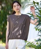 【エニィファム/any FAM】の【洗濯機可/UVケア】シルケットスムースドロストTシャツ ブラウン|ID: prp329100004522749 ipo3291000000031992458