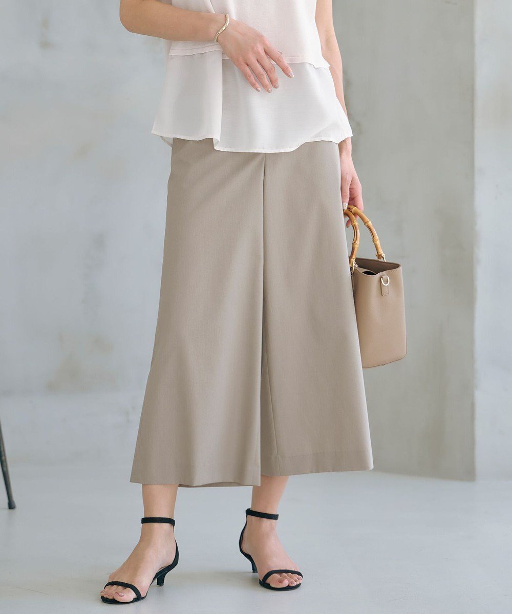 【ジェイ プレス/J.PRESS】の【洗える】ソフトシャンブレー クロップド パンツ インテリア・キッズ・メンズ・レディースファッション・服の通販 founy(ファニー) 　ファッション　Fashion　レディースファッション　Fashion for Women　パンツ　Pants & Trousers　春　Spring　洗える　Machine Washable　クロップド　Cropped, Short Length　シンプル　Simple, Minimal　タイプライター　Typewriter Fabric, Crisp Cotton　モダン　Modern, Contemporary　リラックス　Relax, Relaxed Fit　ワイド　Wide, Wide Fit　S/S・春夏　SS, Spring/Summer, Warm Season　夏　Summer　モカ系|ID: prp329100004522759 ipo3291000000032285076