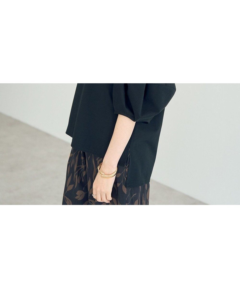【イェッカ ヴェッカ/YECCA VECCA】のバルーンスリーブプルオーバー インテリア・キッズ・メンズ・レディースファッション・服の通販 founy(ファニー) 　ファッション　Fashion　レディースファッション　WOMEN　トップス・カットソー　Tops/Tshirt　シャツ/ブラウス　Shirts/Blouses　ロング / Tシャツ　T-Shirts　プルオーバー　Pullover　カットソー　Cut and Sewn　NEW・新作・新着・新入荷　New Arrivals　カットソー　Cut And Sew　スリーブ　Sleeve　バルーン　Balloon　ボトム　Bottom　ポケット　Pocket　エレガント 上品　Elegant　夏　Summer　春　Spring　S/S・春夏　Ss・Spring/Summer　Black|ID: prp329100004522769 ipo3291000000031992591
