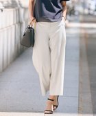 【ジェイ プレス/J.PRESS】の【洗える】セルロースリネンストレッチ イージー パンツ ライトグレー系|ID: prp329100004522771 ipo3291000000032289146