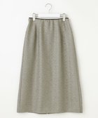【自由区/JIYU-KU】の【洗える】ルーレックスジャカード スカート モスグレー|ID: prp329100004522772 ipo3291000000031992623